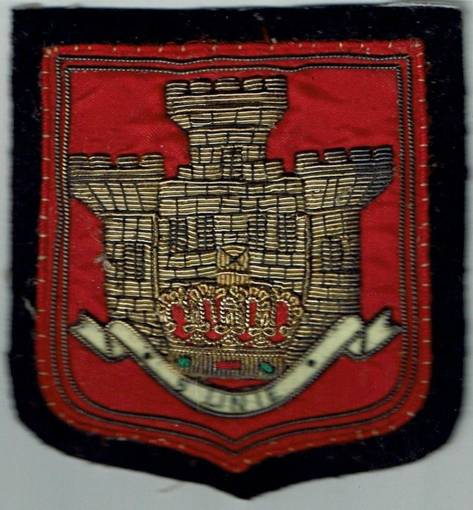 Geborduurd embleem 5de Linieregiment, Verzenden, Landmacht, Embleem of Badge