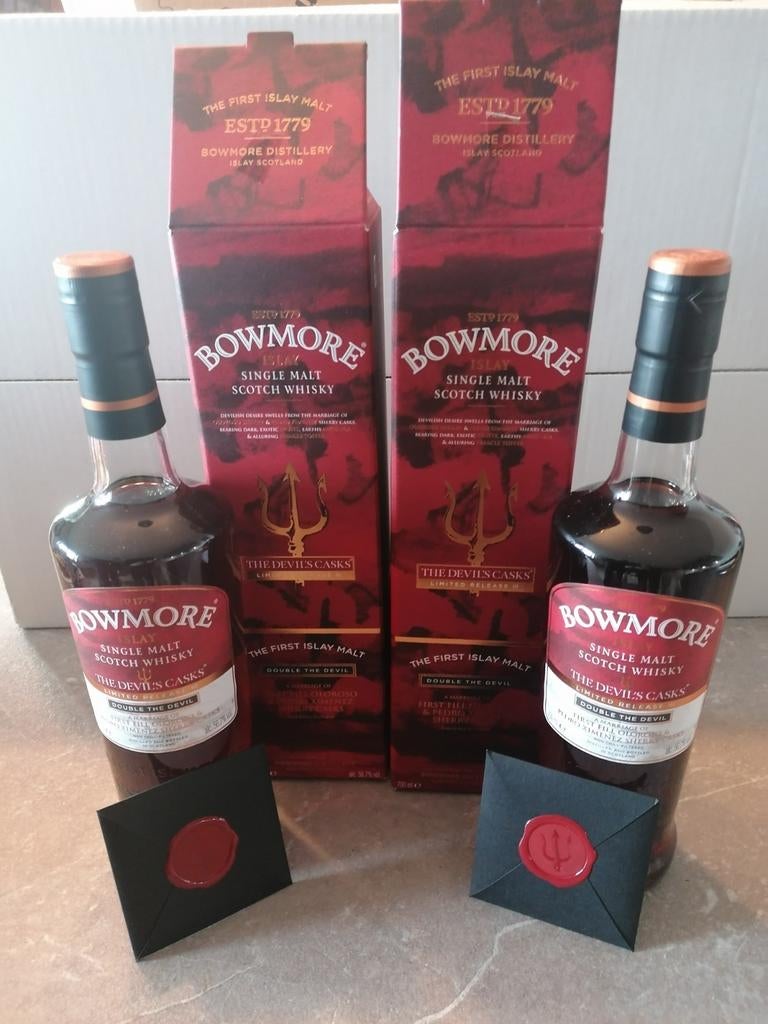 Whisky-Bowmore-The Devil's Casks-Limited release. 1ou 2 bout, Ophalen, Nieuw