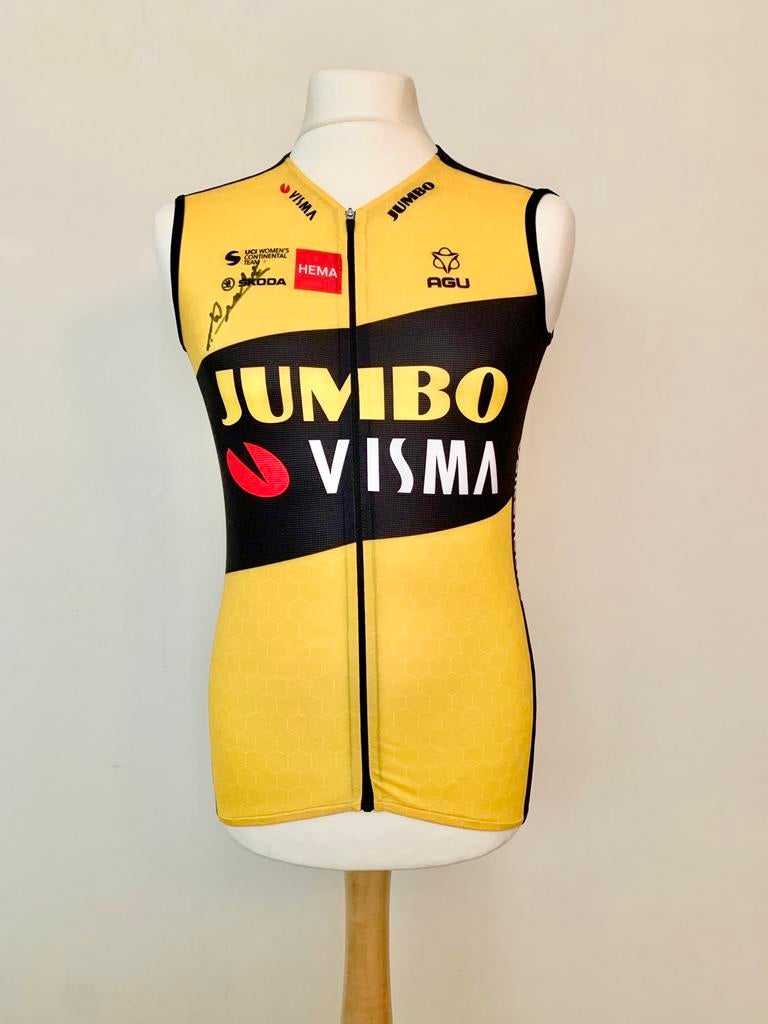 Jumbo Visma 2021 signed by Wout Van Aert Tour de France, Ophalen of Verzenden, Gebruikt, Kleding