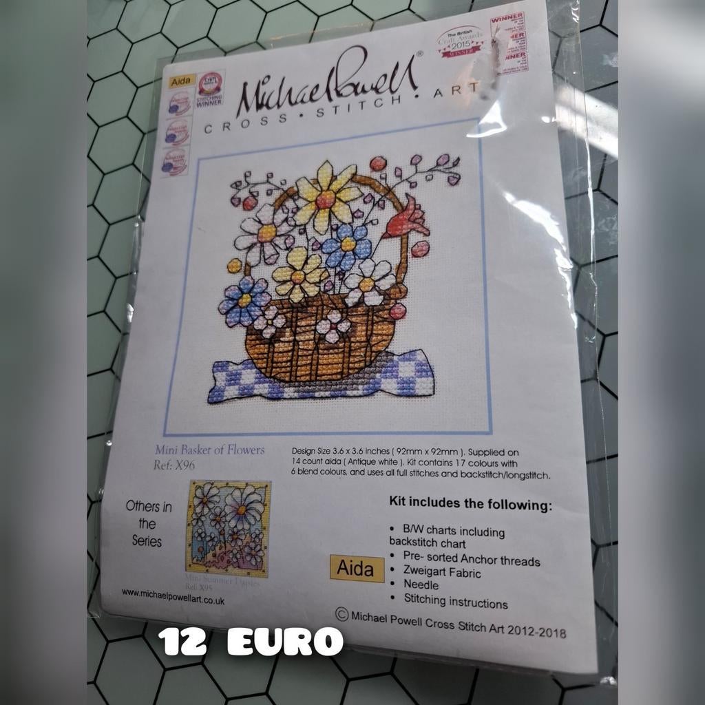 Borduurpakket michael powell, Ophalen of Verzenden, Nieuw, Borduurpakket