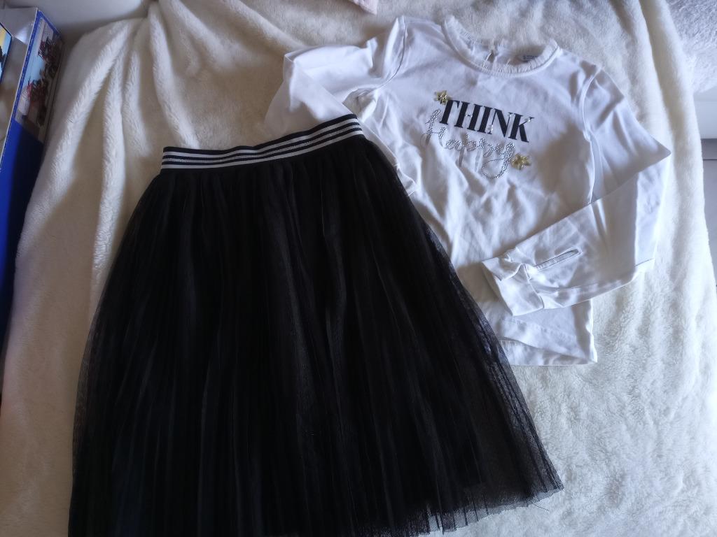 m 140 longsleeve en rokje Mayoral, Kinderen en Baby's, Kinderkleding | Maat 140, Ophalen of Verzenden, Zo goed als nieuw
