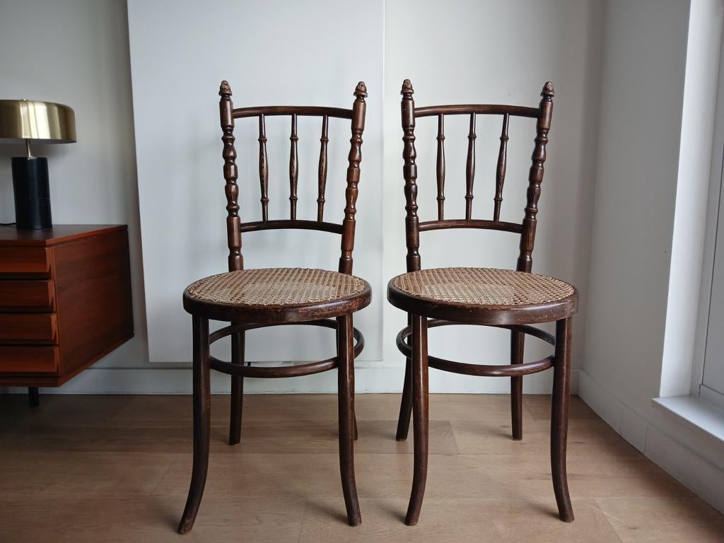 2 Rotan Fischel stoelen, Enlèvement