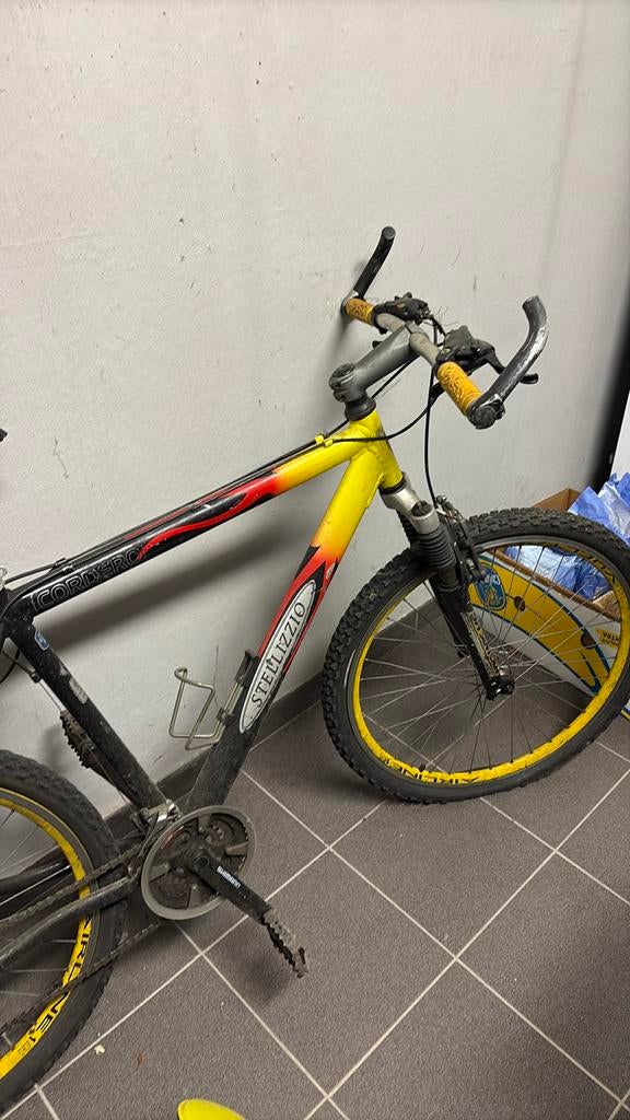 Mountainbike Stellizio vlamkleur, Fietsen en Brommers, Ophalen, Zo goed als nieuw