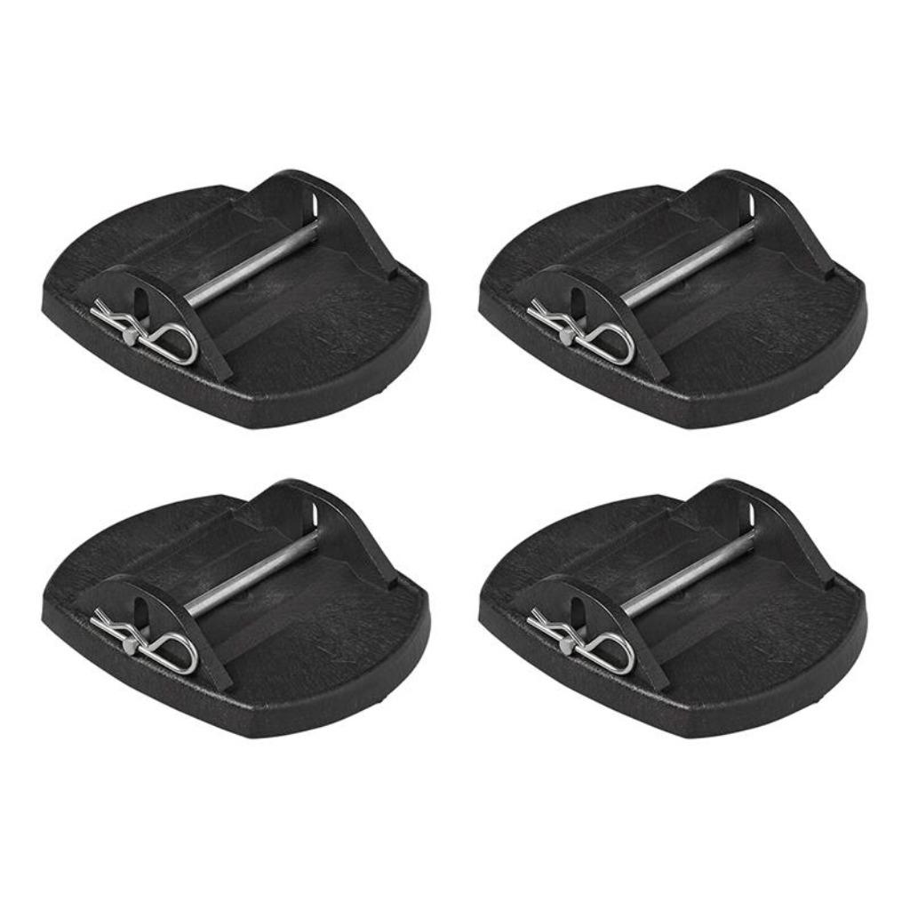 Stabilisatievoeten met metalen pen set van 4 stuks, Ophalen of Verzenden, Nieuw