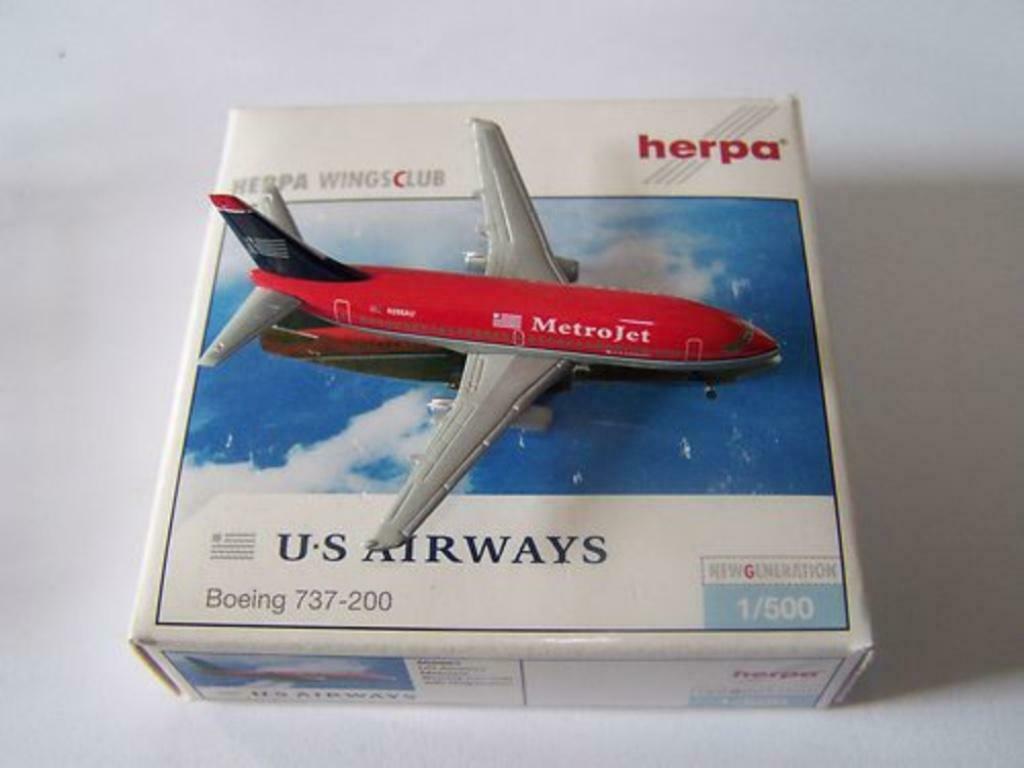 Herpa US Airways, Hobby en Vrije tijd, Ophalen, Nieuw