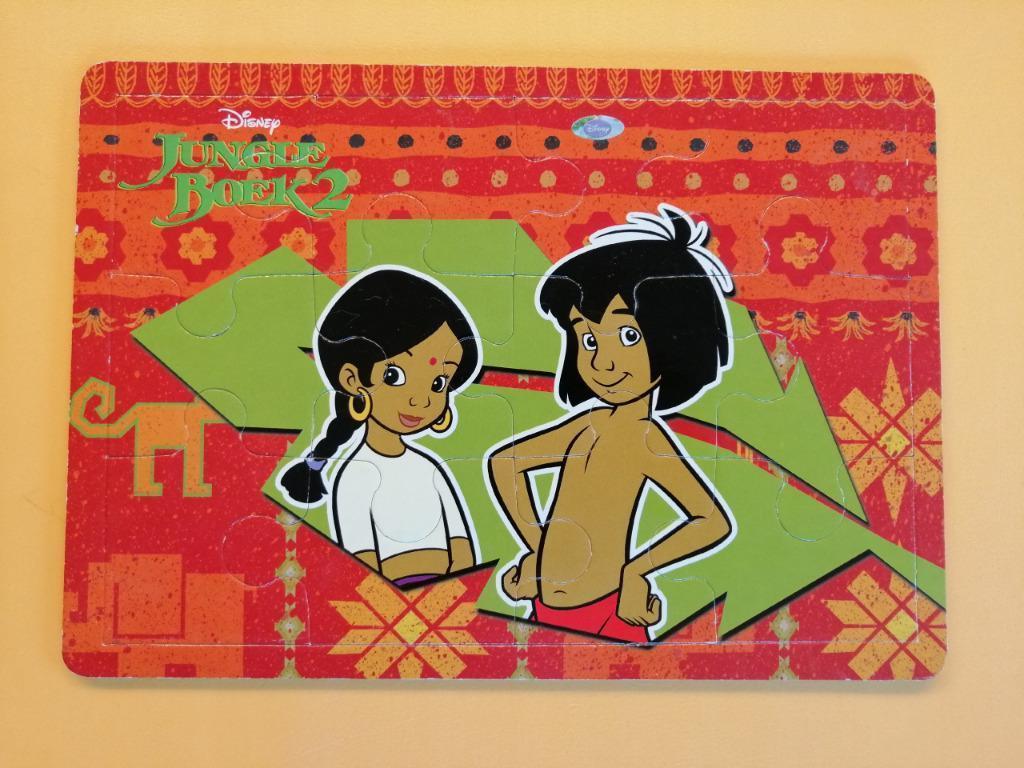 Puzzel Disney Jungle Book 12 stukjes, Enlèvement, 10 à 50 pièces, Utilisé