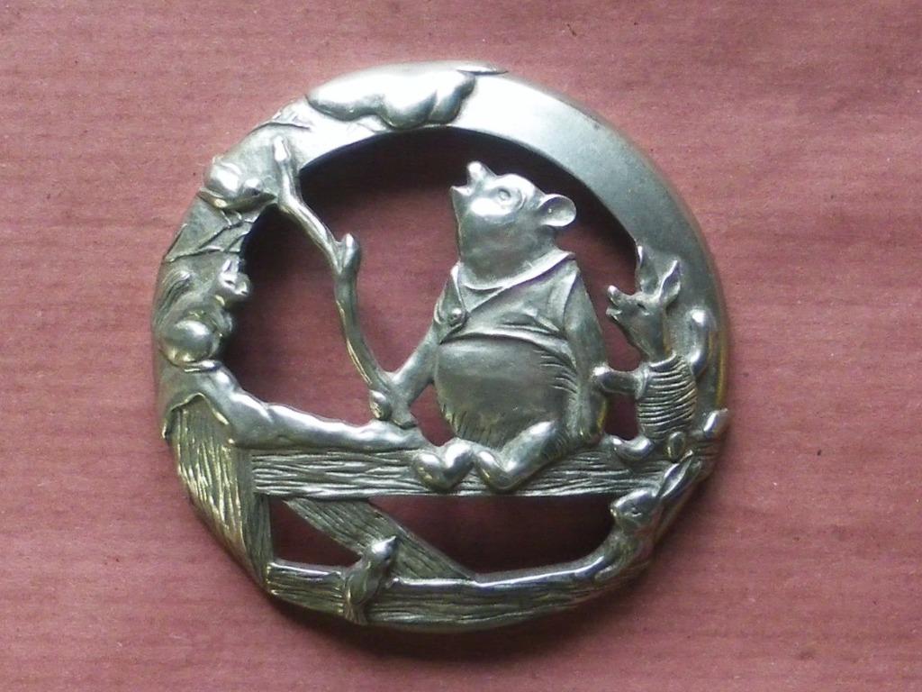 Couvercle à pot-pourri Winnie the pooh Disney Seagull pewter, Collections, Ours & Peluches, Envoi, Comme neuf, Autres types, Autres marques