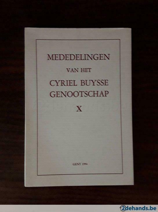 Mededelingen van het Cyriel Buysse Genootschap X, Ophalen of Verzenden, Nieuw, Overige typen