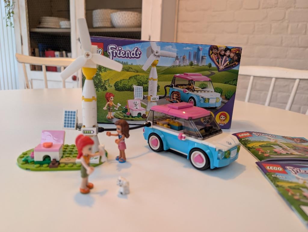 Lego Friends La voiture électrique d'Olivia 41443, Enfants & Bébés, Enlèvement ou Envoi, Utilisé, Ensemble complet, Lego