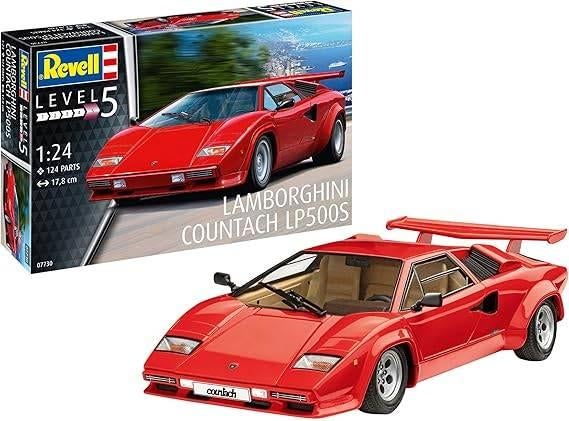 Revell | LAMBORGHINI COUNTACH | GRATIS LEVERING, Hobby en Vrije tijd, Modelbouw | Auto's en Voertuigen, Verzenden, Groter dan 1:32