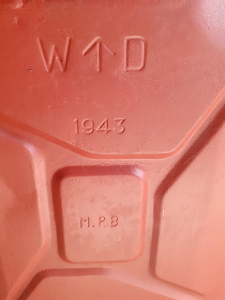 1943 WW2 - Seconde Guerre mondiale Jerrycan - Rare, Enlèvement ou Envoi