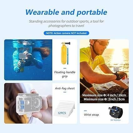actiecamera accessoireset voor GoPro Hero | GRATIS LEVERING, -, Verzenden, -, GoPro