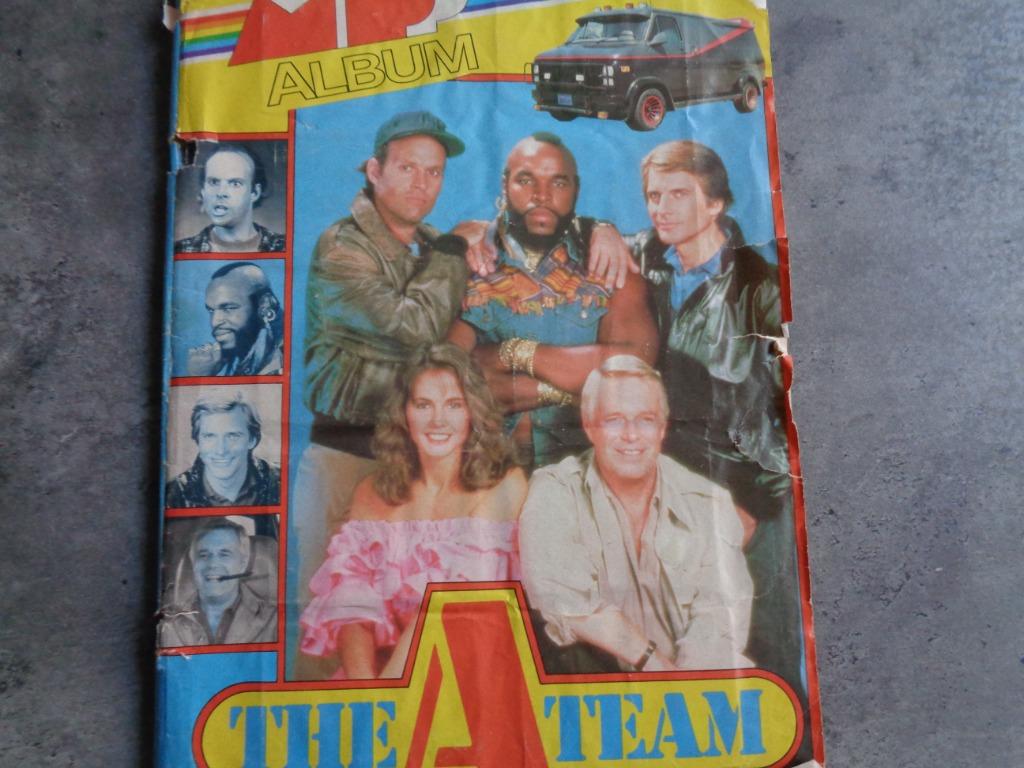 Monty gum prenten album the A-TEAM   volledig zeldzaam, Verzenden