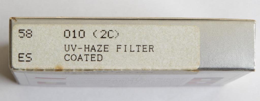 Filtre d'objectif B+W diam 58 UV Haze 010 (2C), TV, Hi-fi & Vidéo, Photo | Filtres, Comme neuf, Filtre UV, 50 à 60 mm, Enlèvement ou Envoi