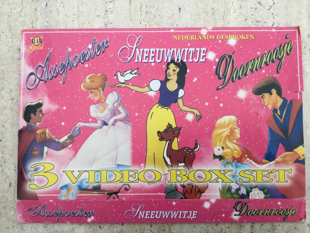 3 sprookjes video box set, Cd's en Dvd's, Ophalen of Verzenden