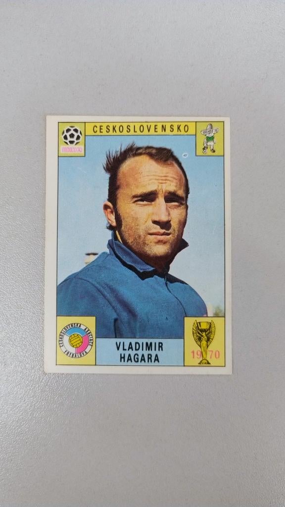 Panini Mexico 70: Ceskoslovensko - Vladimir Hagara., Ophalen of Verzenden, Zo goed als nieuw