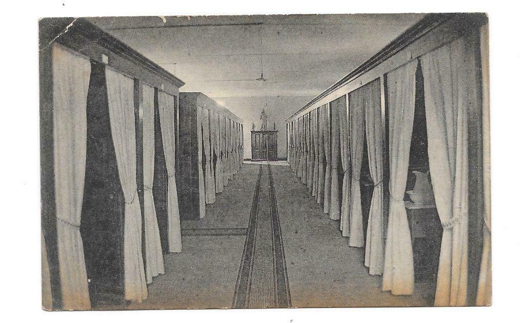 kostschool der Ursulinnen slaapzaal H Hart van Maria Wilryck, Verzamelen, Ophalen of Verzenden, 1920 tot 1940, Gelopen, Antwerpen