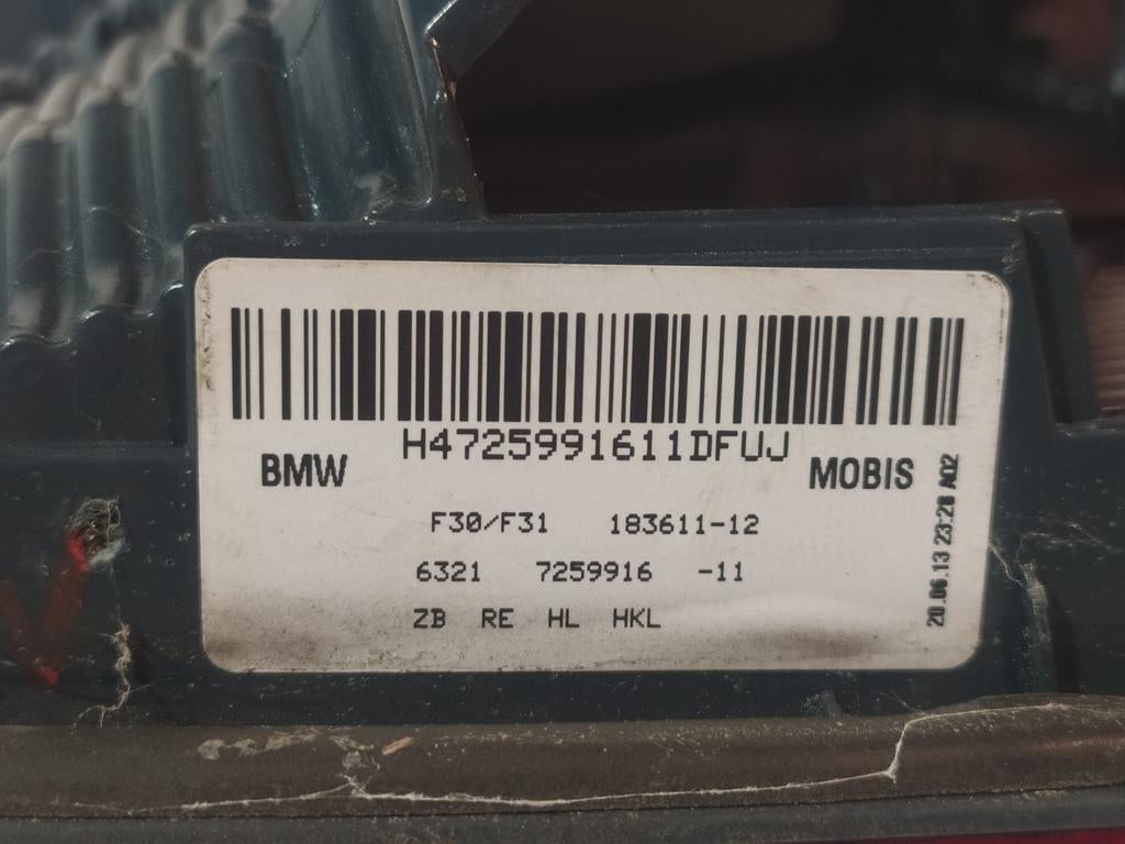 Feux arriere Bmw F30 F31 63217259916 7259916, Enlèvement, Utilisé, BMW