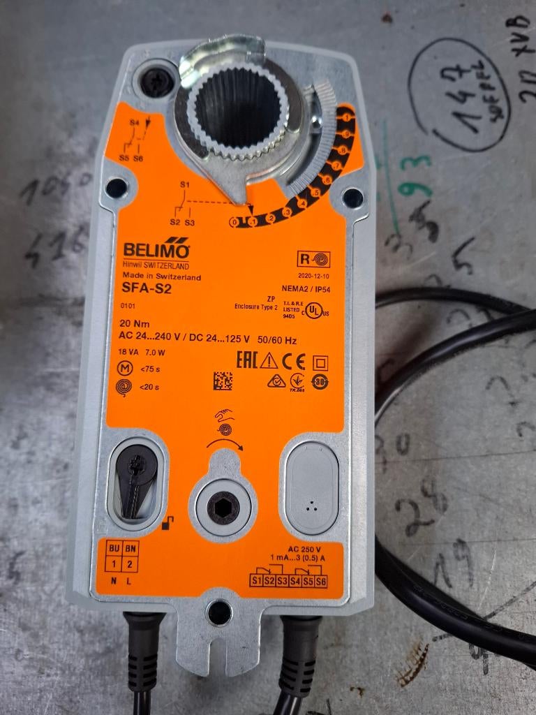 Belimo motor, Ophalen of Verzenden, Nieuw, Ventilator en Afzuiger