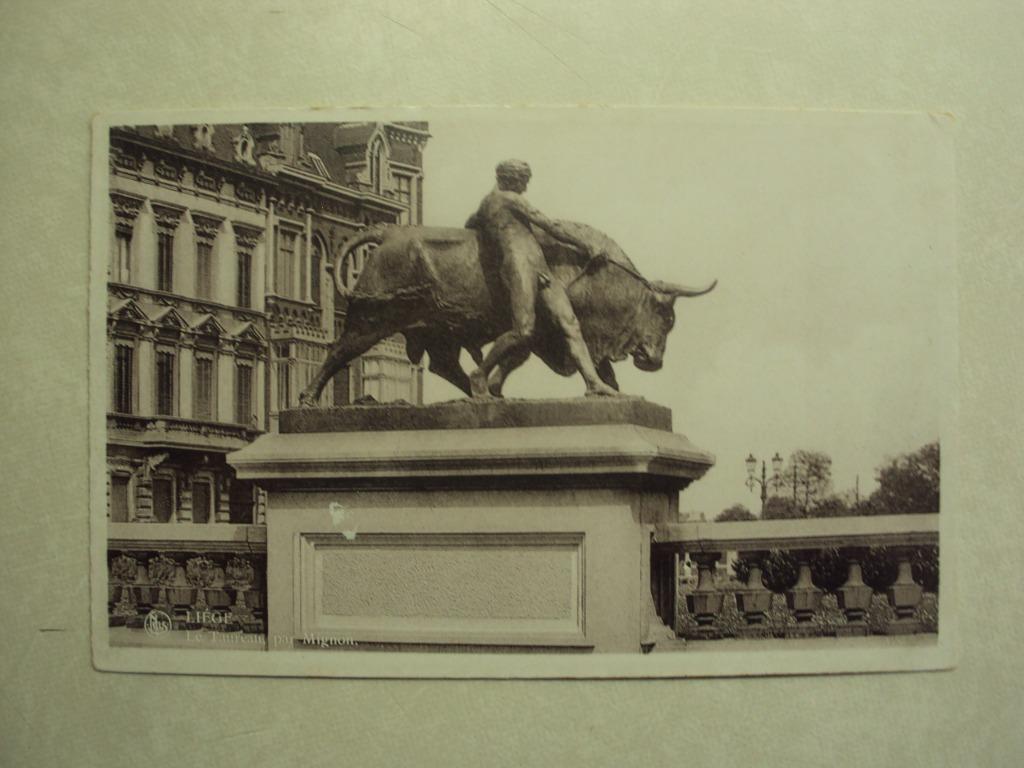 52801 - LIEGE - LE TAUREAU - ZIE 2 FOTO'S, Envoi