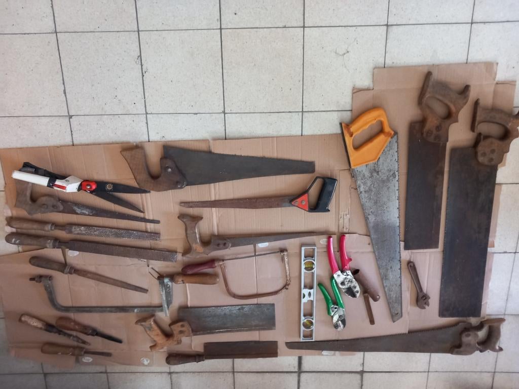Lot d'outils de jardinage divers 23 pcs, Jardin & Terrasse, Outils à main, Enlèvement, Utilisé