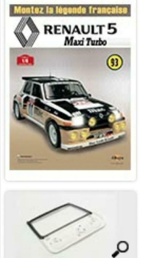 Numéro 93 Renault 5 1/8 altaya, Ophalen