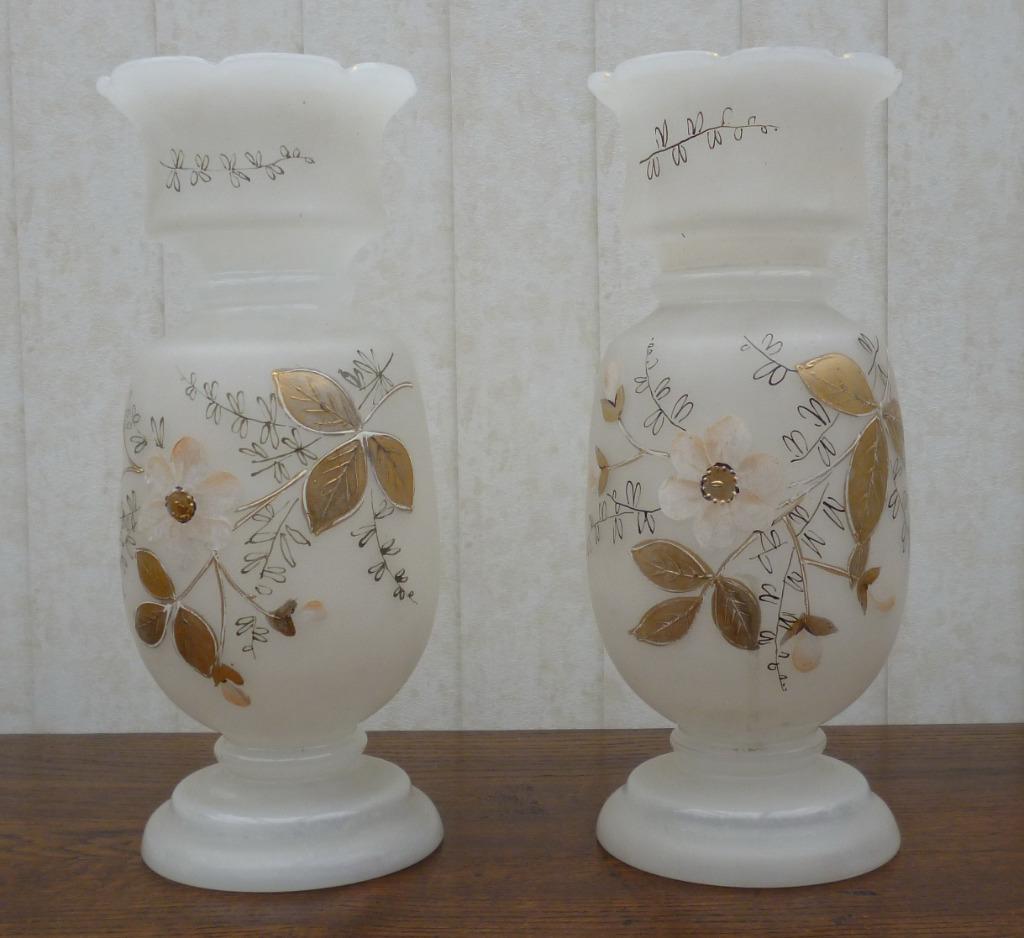 paire de vase opaline 19, Enlèvement ou Envoi