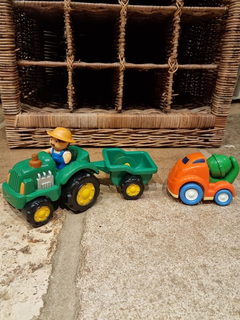 Boer met traktor en kar + betonmolen, Ophalen of Verzenden, Zo goed als nieuw
