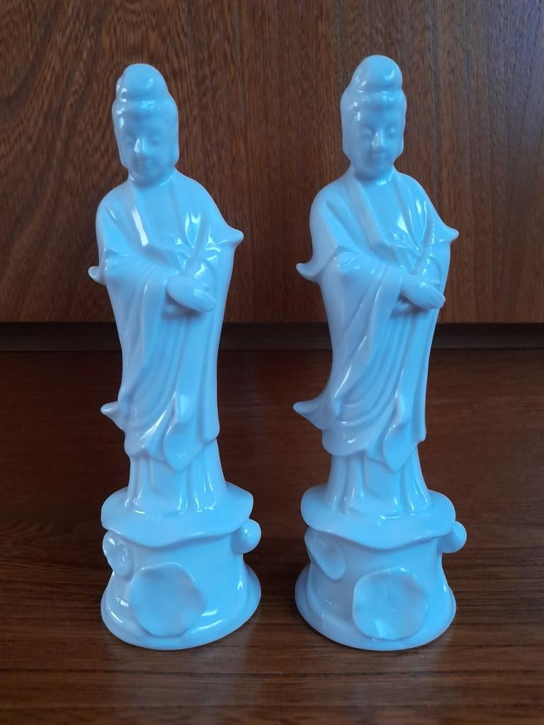 QUAN Yin blanc de Chine H15cm 20€ P.S, Antiek en Kunst, Ophalen of Verzenden