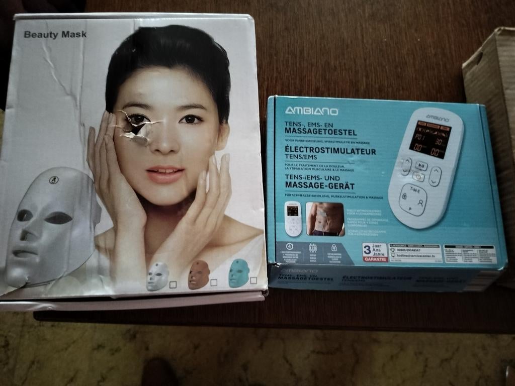 Beautymask en Massagetoestel, Sport en Fitness, Massageproducten, Ophalen, Nieuw, Apparaat