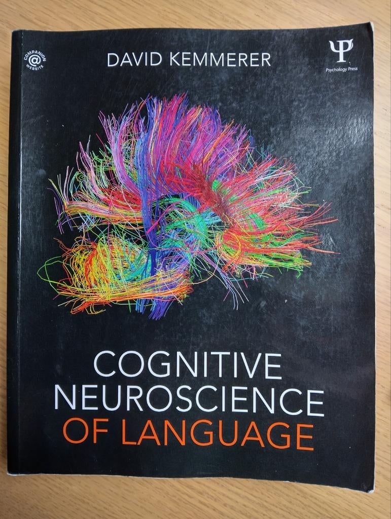 Cognitive neuroscience of language, Enlèvement ou Envoi, Comme neuf, Enseignement supérieur, David Kemmerer