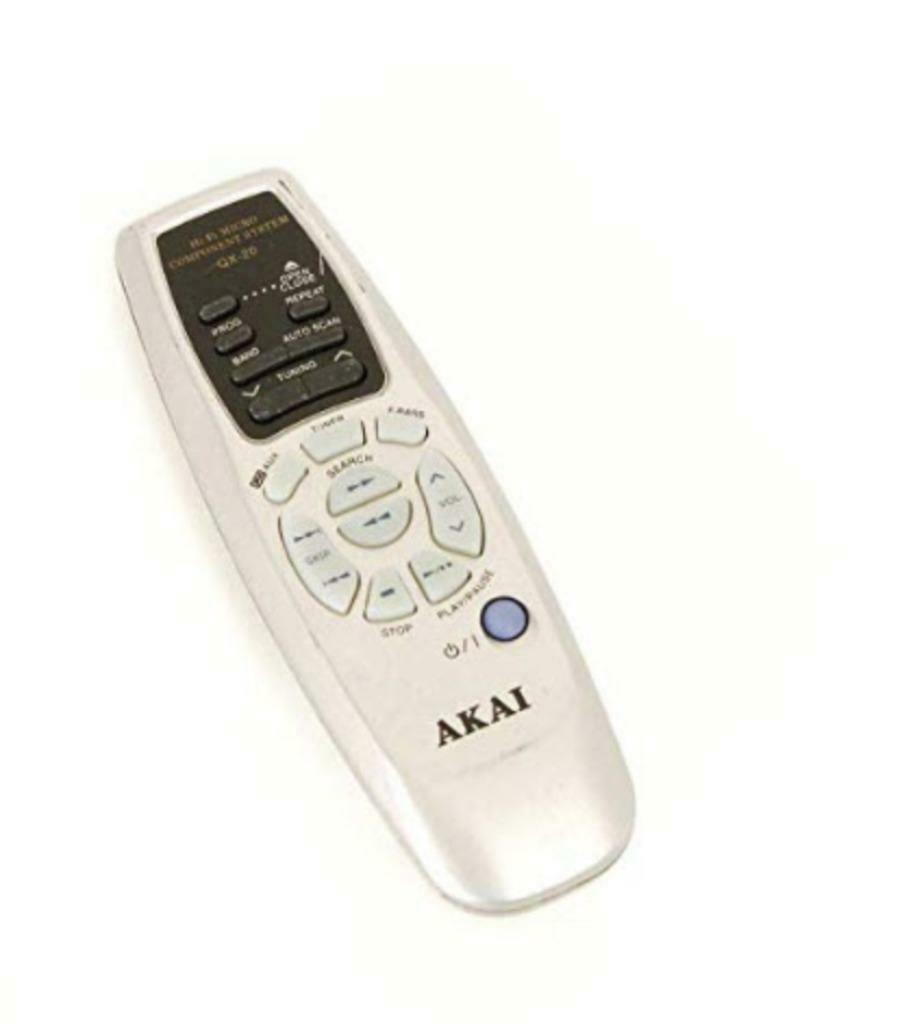 Afstandsbediening Akai qx-20, Enlèvement ou Envoi, Lecteur CD, Micro chaîne, Utilisé