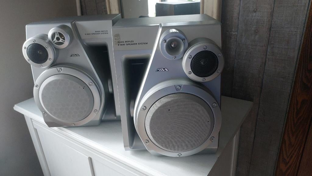Aiwa SX JE3 luidsprekers, Audio, Tv en Foto, Luidsprekerboxen, Ophalen of Verzenden