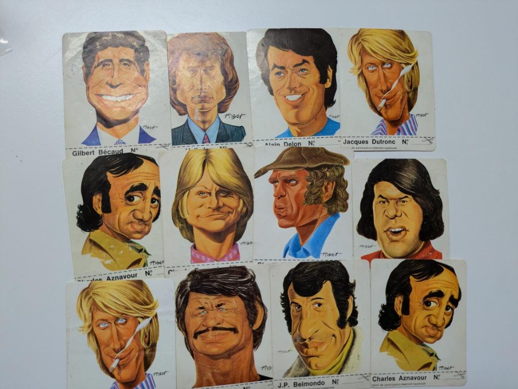 CLARK GUM KARIKATUREN STICKERS PLAATJES 12X, Verzenden