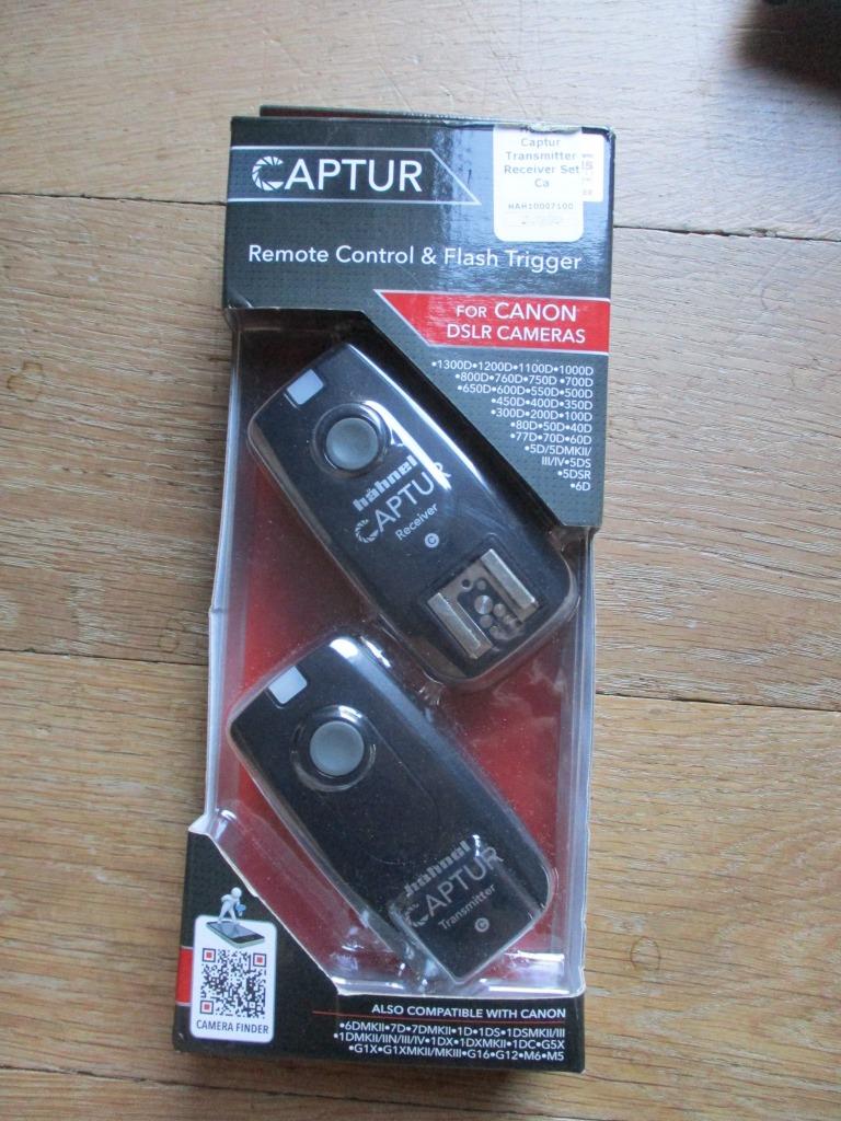 hahnel captur control flash trigger transmitter reciever set, Ophalen of Verzenden, Nieuw, Lamp of Flitsset