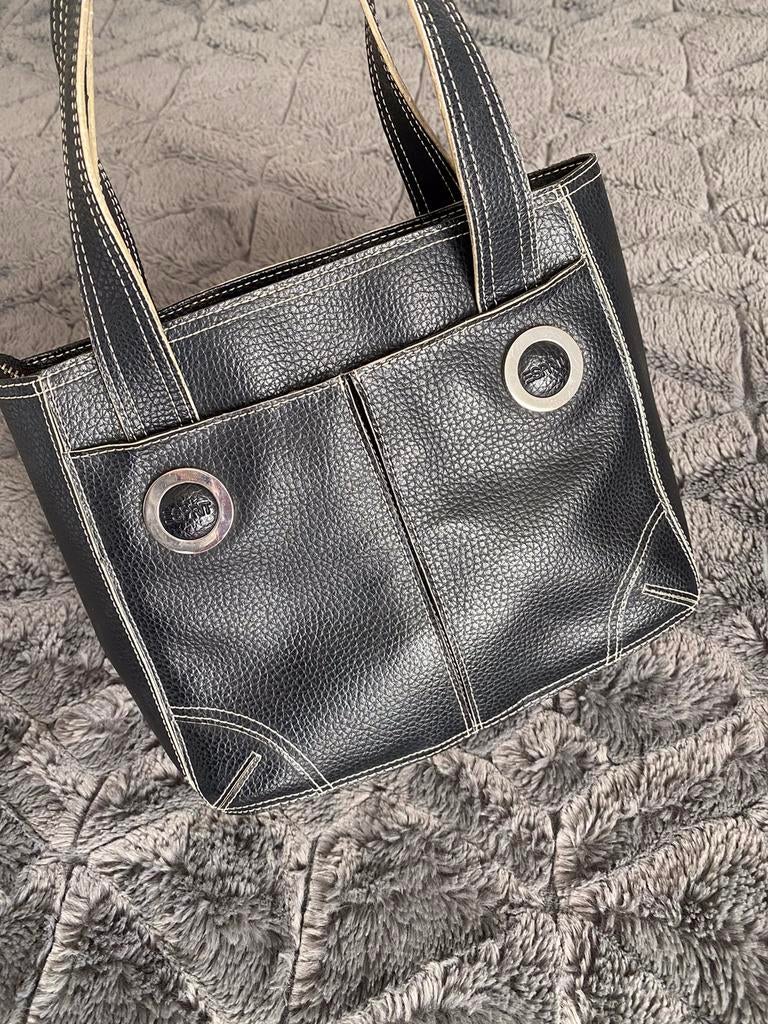 Donkerblauw handtas van Esprit, Handtassen en Accessoires, Tassen | Damestassen, Ophalen of Verzenden, Zo goed als nieuw, Handtas