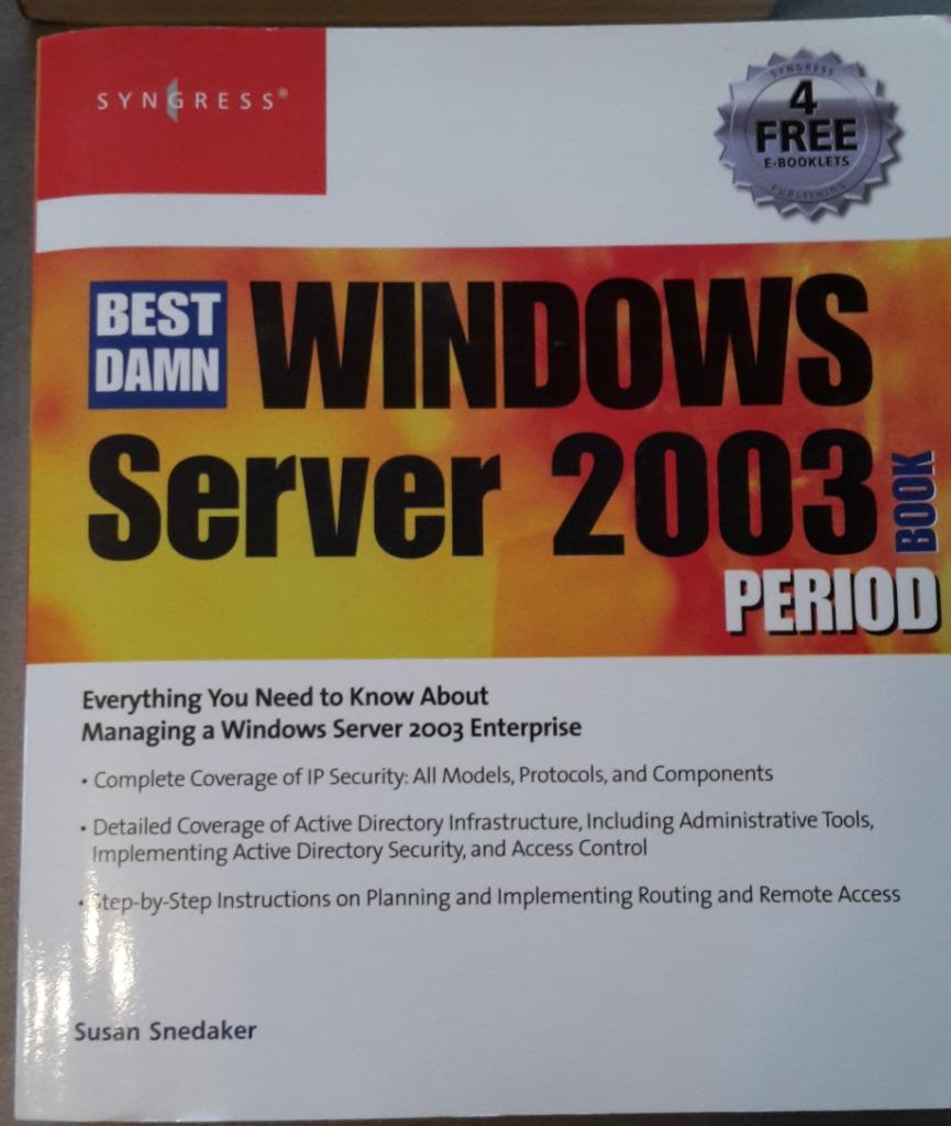 Windows Server 2003, Boeken, Besturingssystemen, Ophalen of Verzenden, Zo goed als nieuw, Susan Snedaker