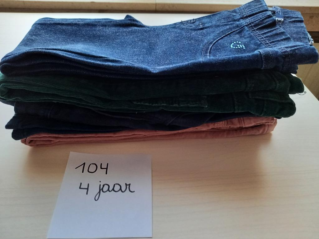 Groot pakket broeken meisje maat 104/ 4 jaar, Broek, Gebruikt, GYMP., Meisje