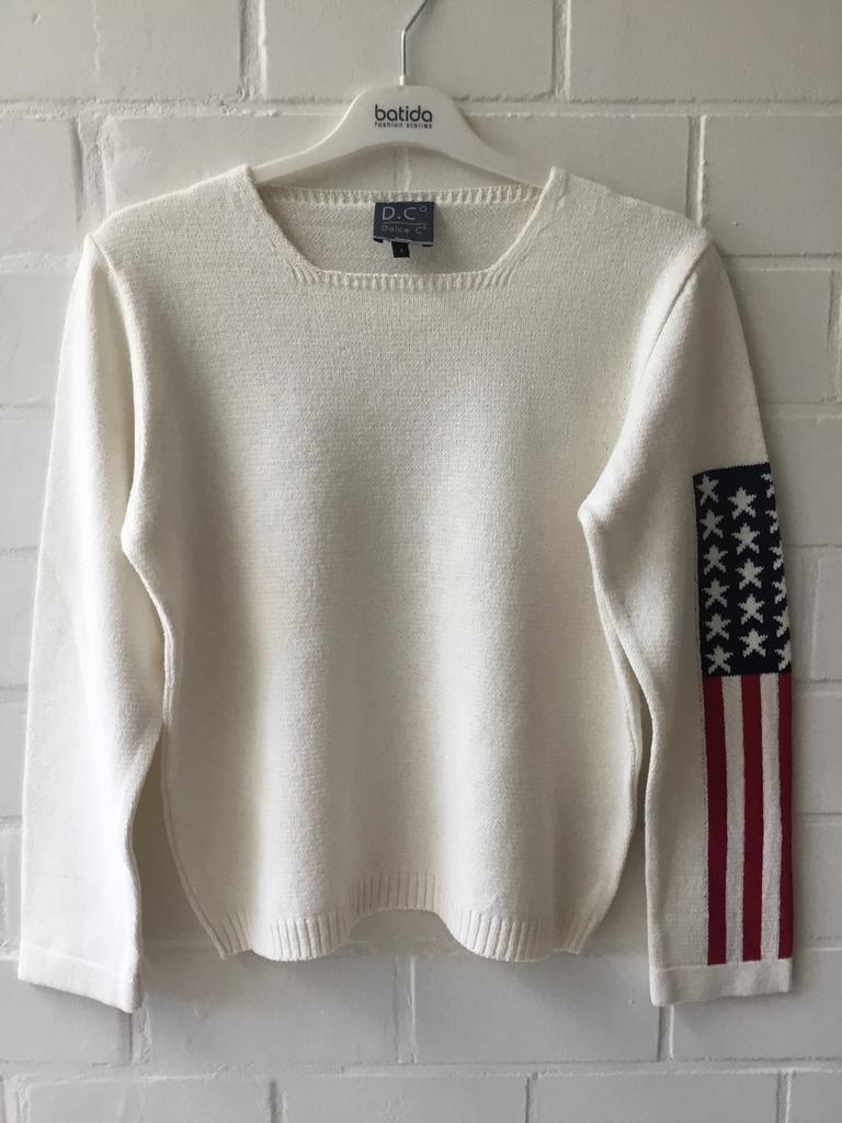 Trui DOLCE C, Kleding | Dames, Maat 38/40 (M), Wit, Ophalen of Verzenden, Zo goed als nieuw