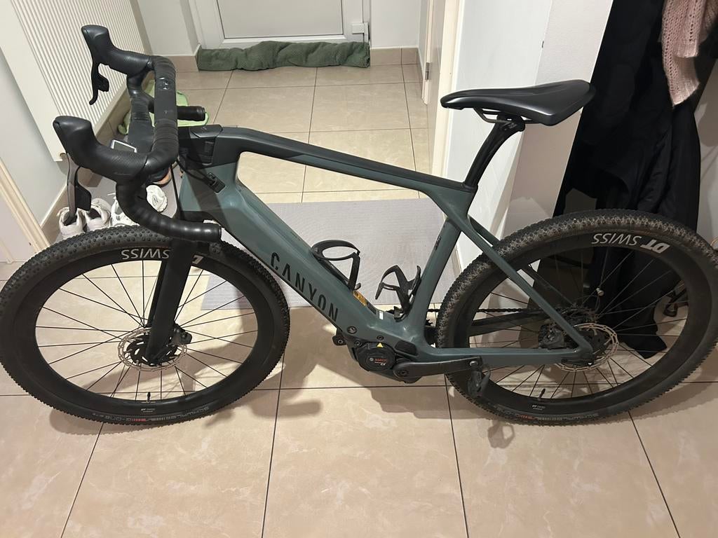 Elektrische gravel fiets canyon 12 speed, Fietsen en Brommers, Elektrische fietsen, Ophalen of Verzenden, Zo goed als nieuw