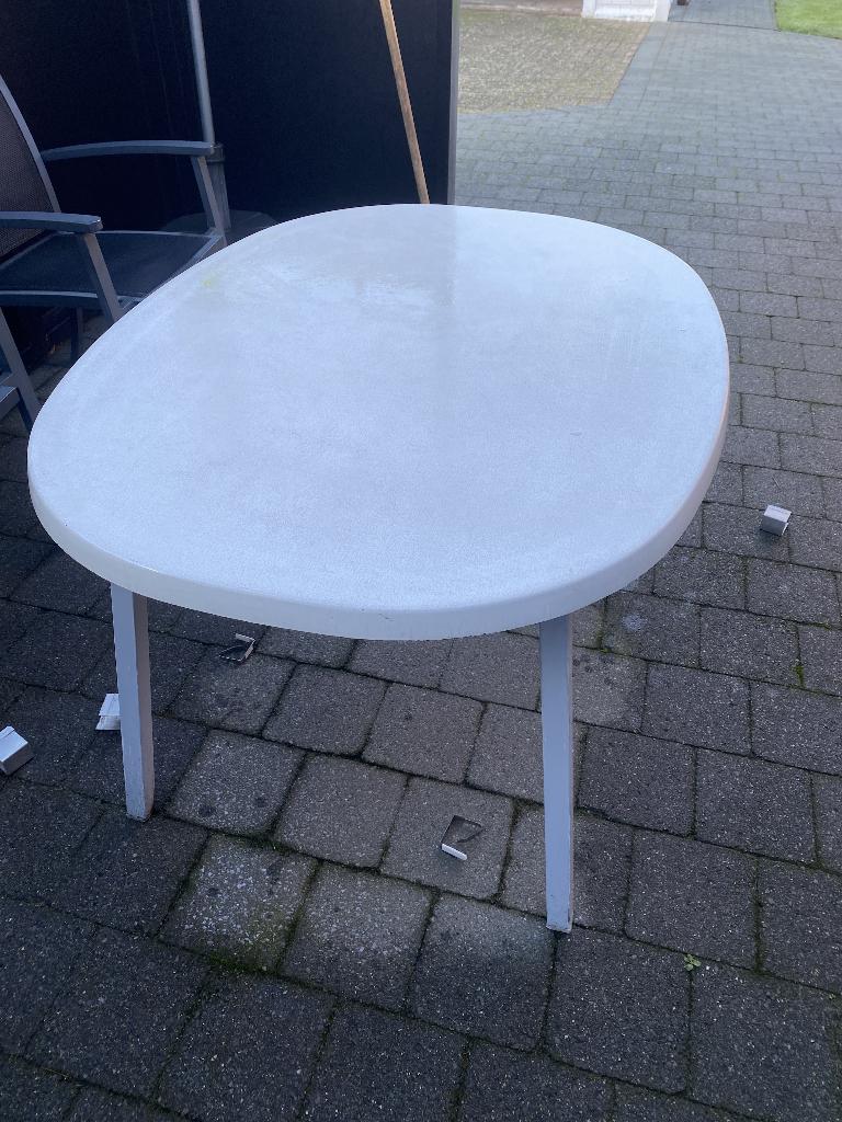 Buitentafel, Enlèvement, Utilisé, Ovale, Plastique