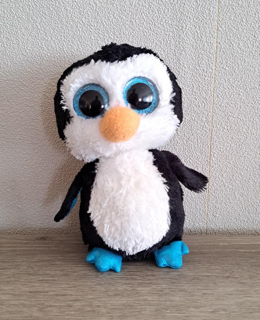 TY beanie boo knuffel pinguin 15cm, Ophalen of Verzenden, Gebruikt, Overige typen