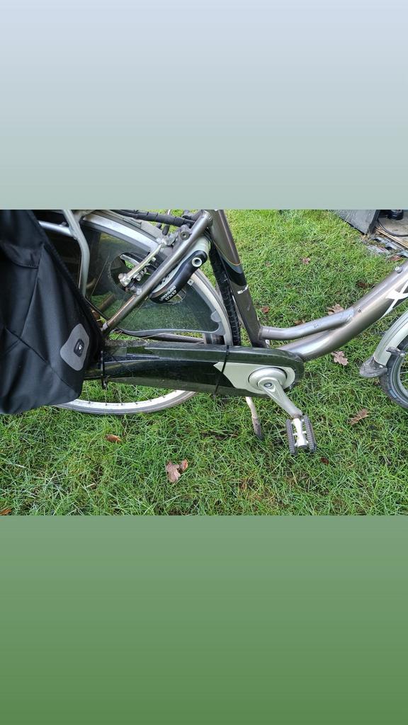 Elektrisch fiets batterij fiets met veel werk aan, Ophalen