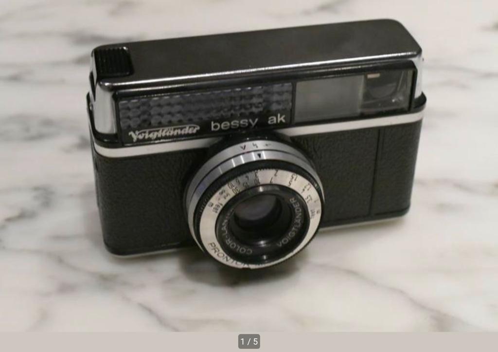 Voigtländer Bessy AK camera 8mm/2.8 met etui, Verzamelen, Foto-apparatuur en Filmapparatuur, Ophalen of Verzenden, 1960 tot 1980