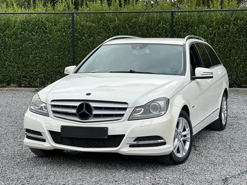 Mercedes c200 CDI 2.2Cc 136Pk 2011 euro 5 veel opties, Auto's, Bluetooth, Euro 5, Wit, Leder