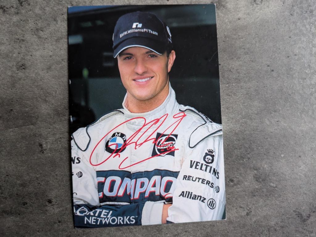 POST KAART SCHUMACHER RALPH F1 PILOOT gesigneerd, Verzenden, Nieuw