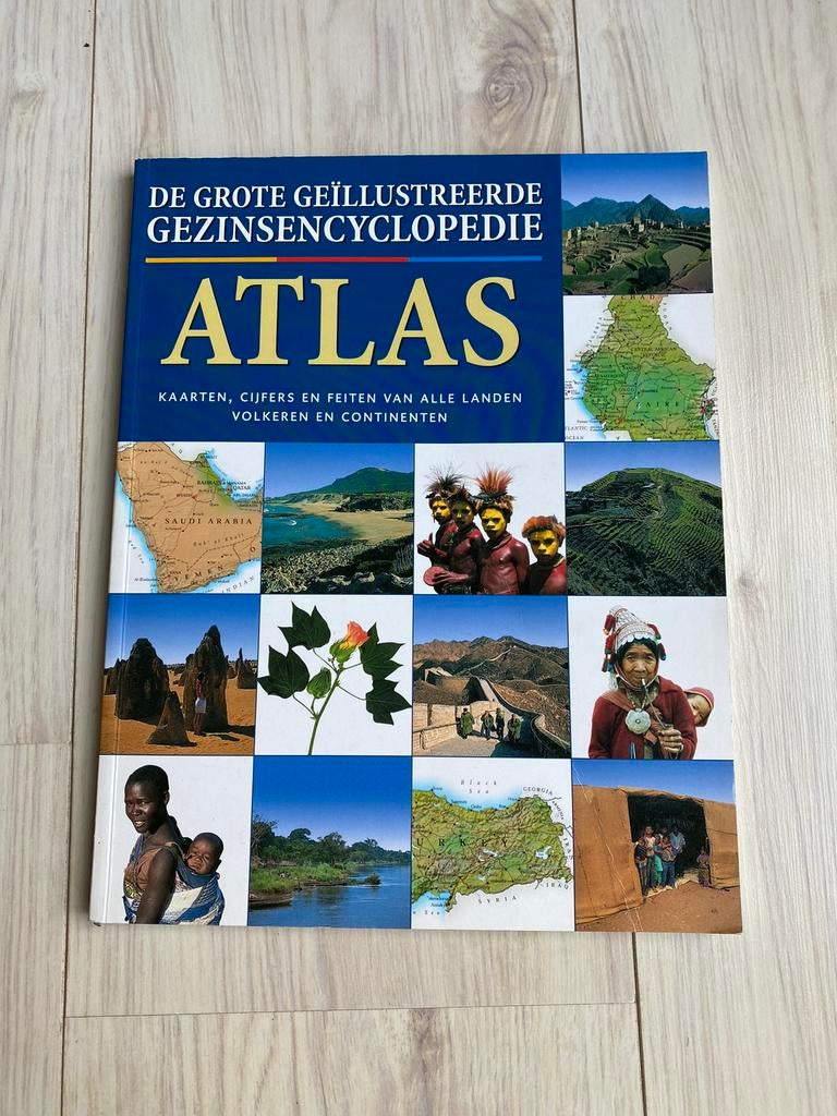 De grote geïllustreerde gezinsencyclopedie Atlas, Livres, Encyclopédies, Tome à part, Enlèvement, Utilisé, Autres sujets/thèmes