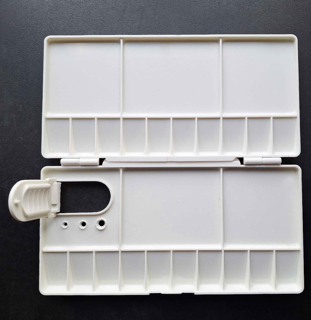 Palette de peinture pliable, Ophalen of Verzenden, Zo goed als nieuw, Waterverf
