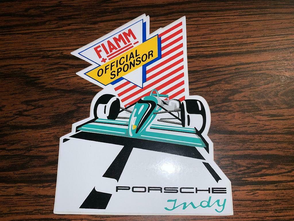 Sticker Porsche Indycar Racing FIAMM jaren '80, Enlèvement ou Envoi, Comme neuf