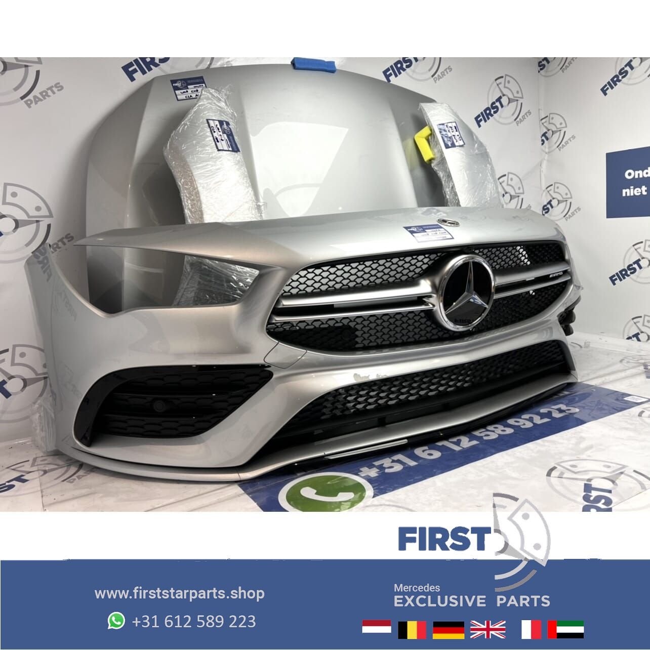 (2022) W118 C118 CLA 35 AMG VOORKOP COMPLEET FRONT 2018-2023, Gebruikt, -, Voor, Ophalen of Verzenden